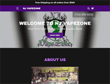 Tablet Screenshot of njvapezone.com